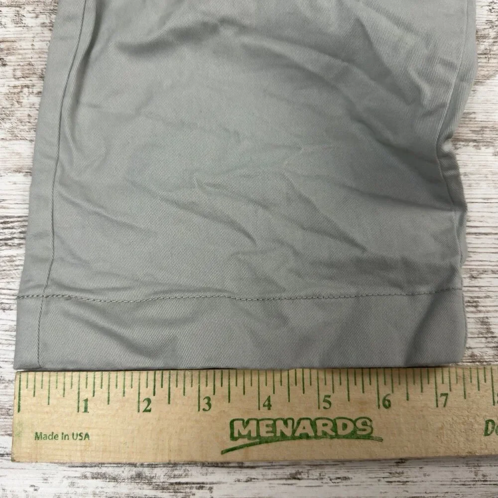 J.Crew 770 Straight Fit Stretch Chino Pants Men's 36x33 Light Gray Preppy
